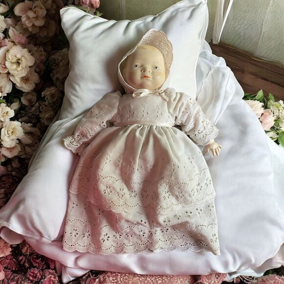 Antique Grace Putnam Doll German Bisque Head Bye-Lo Baby 1923 Signed